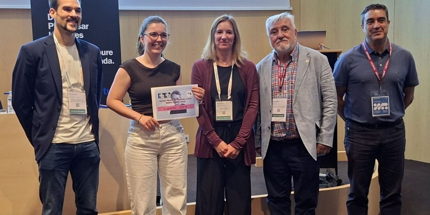 Núria Pujol receives Marie Curie Award by the Official College of Chemists of Catalonia