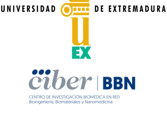 Universidad de Extremadura and CIBER-BBN logo