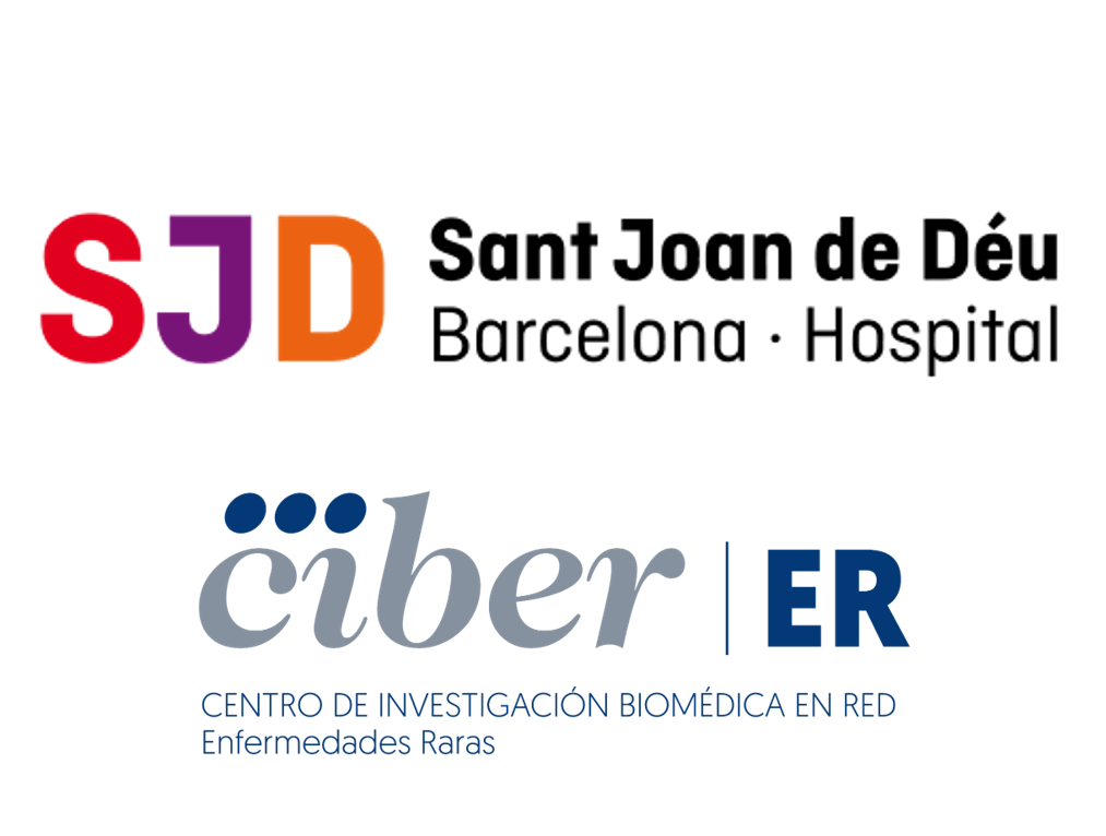 Hospital Sant Joan de D&eacute;u and CIBERER logo 
