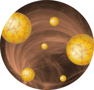 Gold NPs decorated with organic radicals for multimodal imaging and other applications